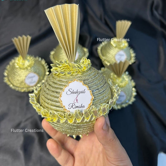 Golden Matkis with Qullah and tag
