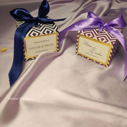 Printed Cardboard Bid Box
