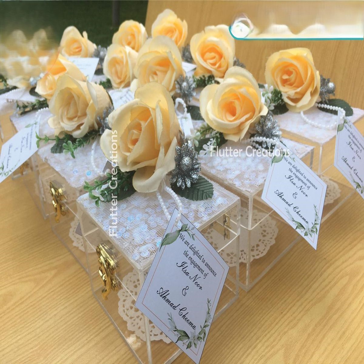 Acrylic Wedding Bid Box