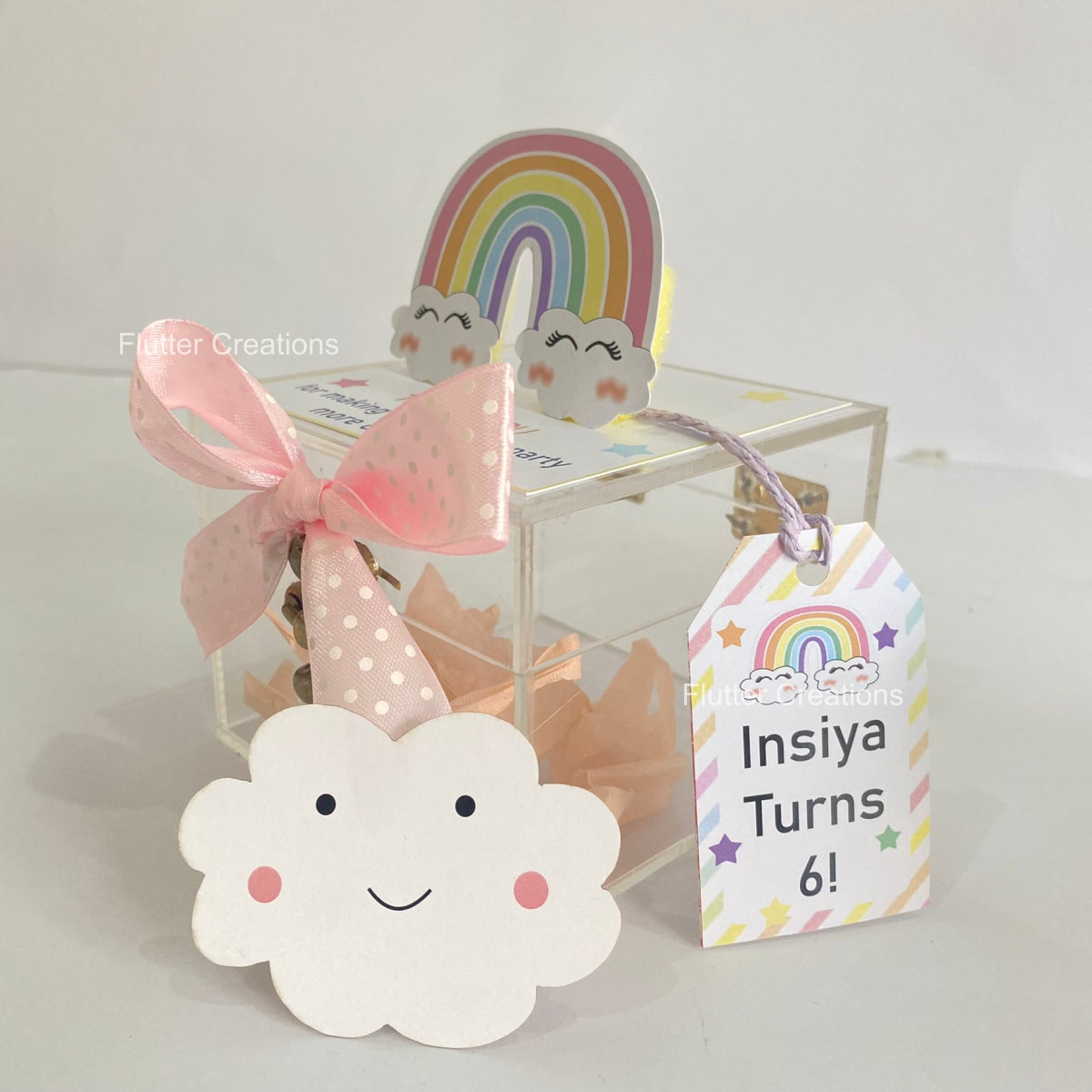 Rainbow Acrylic Goody Box