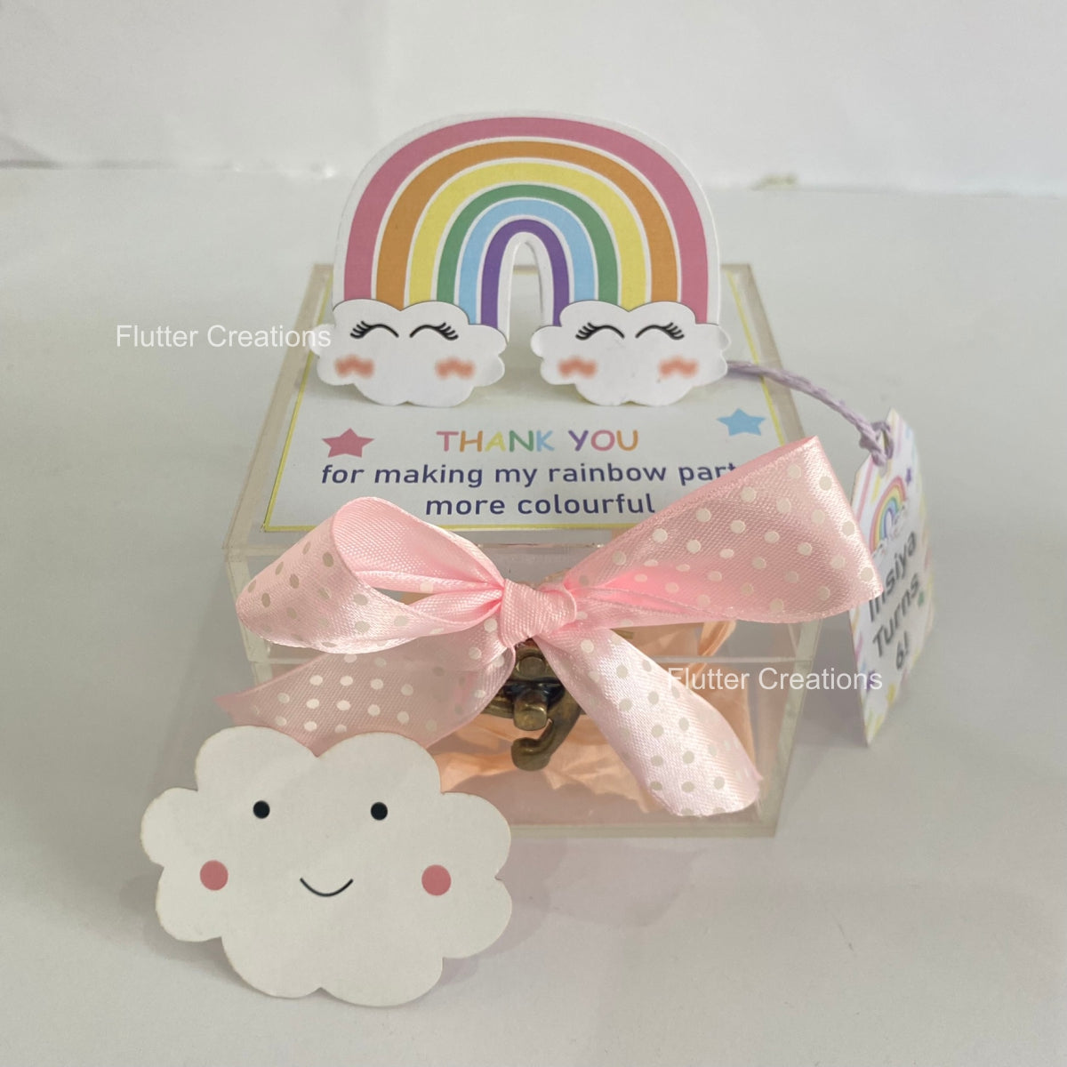 Rainbow Acrylic Goody Box