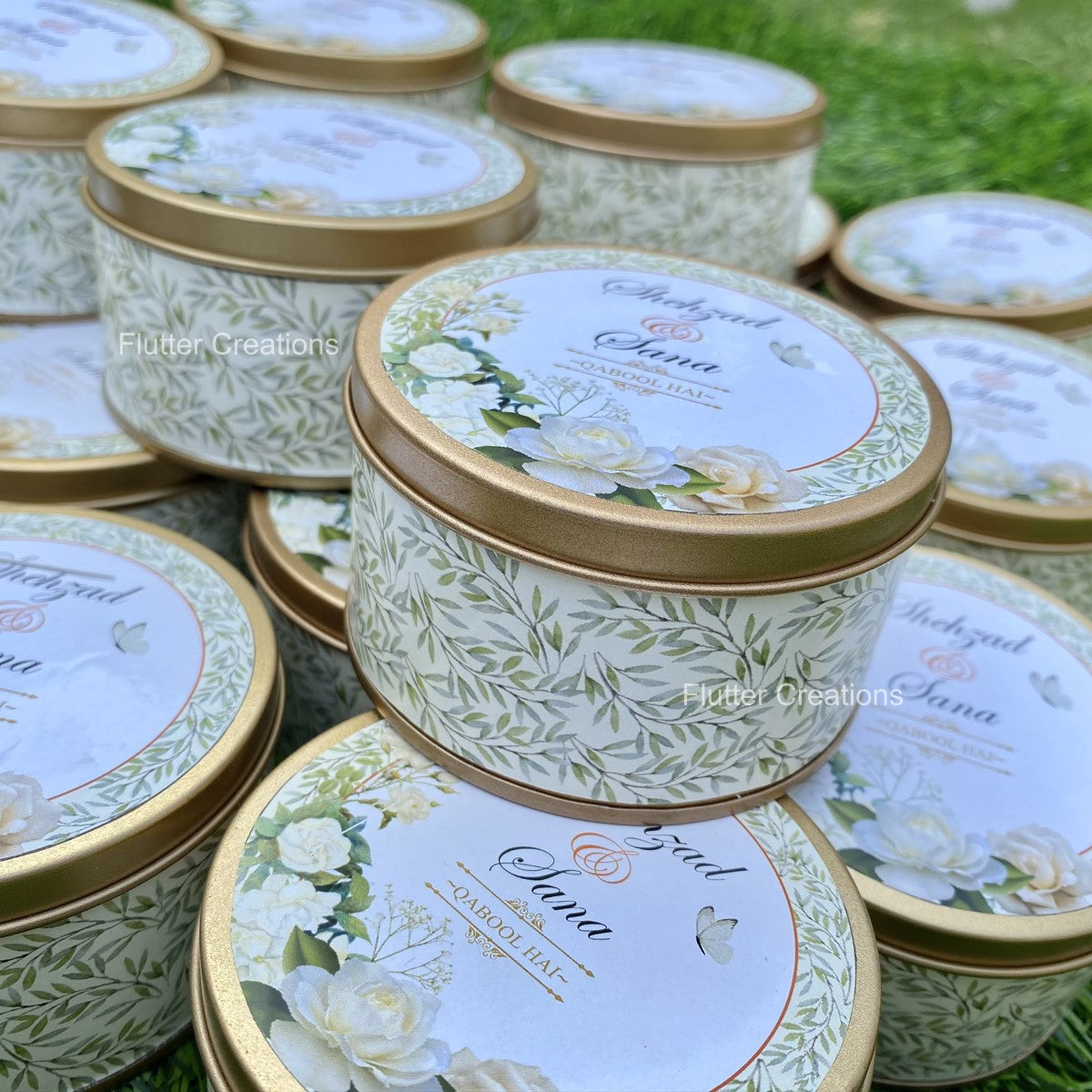 Wedding Customized Tin Bidh Box